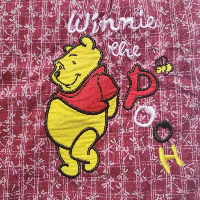 (무배)pooh 곰돌이푸 유카타 진베이 상하복 100