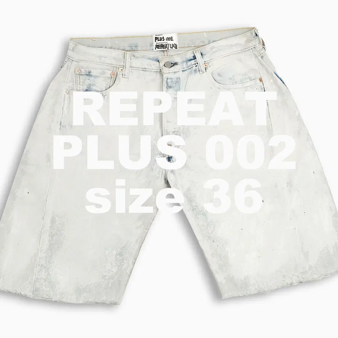 Repeat Plus 002 Shorts Dirty Coated Jin 36 Size RP003Z3601