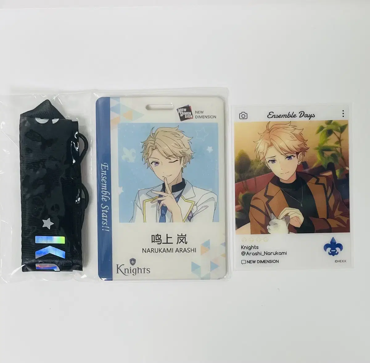 Anstar Jungle Stars Ensemble Stars Knights Arashi Temple Certificate Emoka Clear Card Set