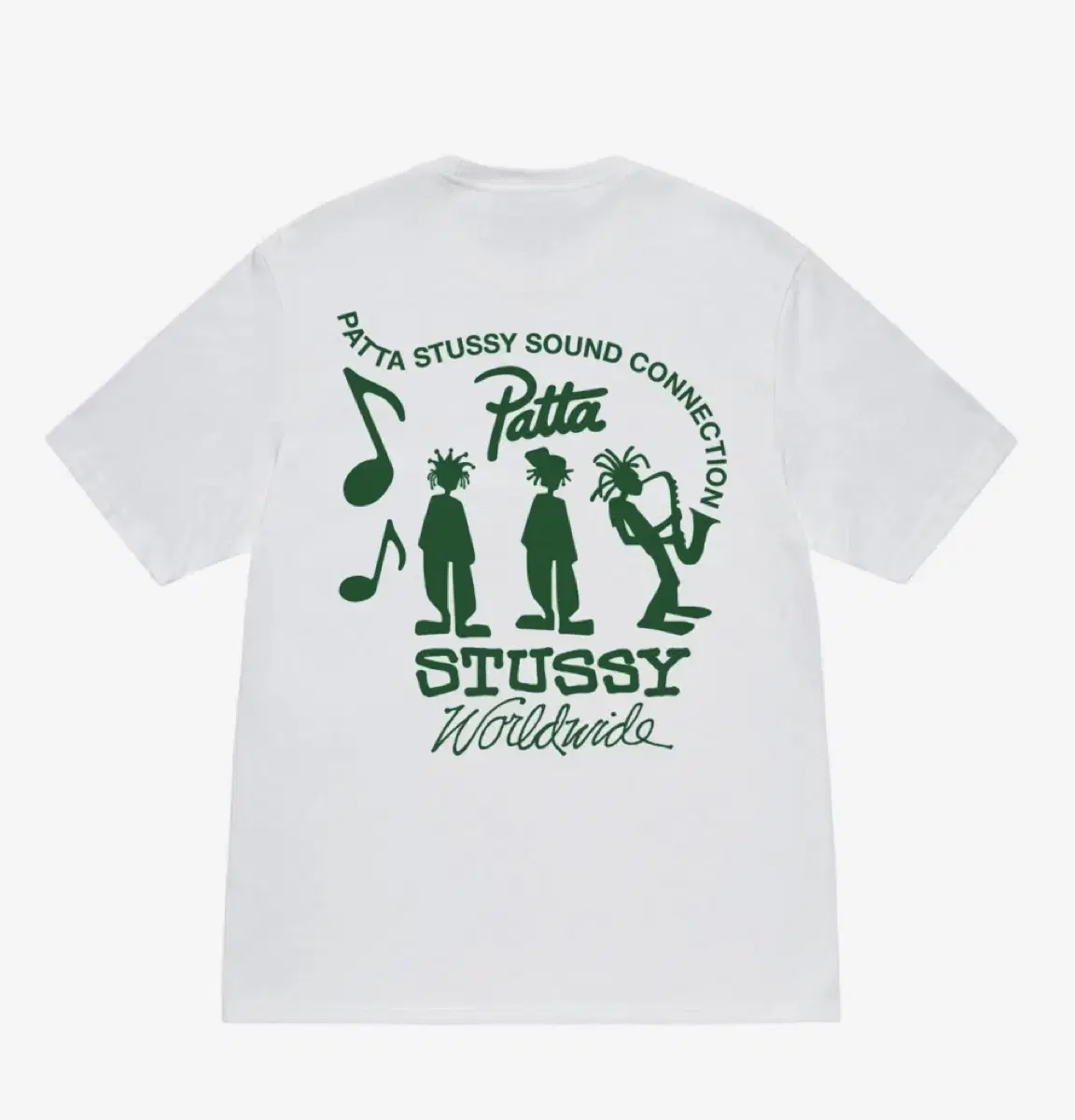 Stussy X Fata Sound Connection T-Shirt White