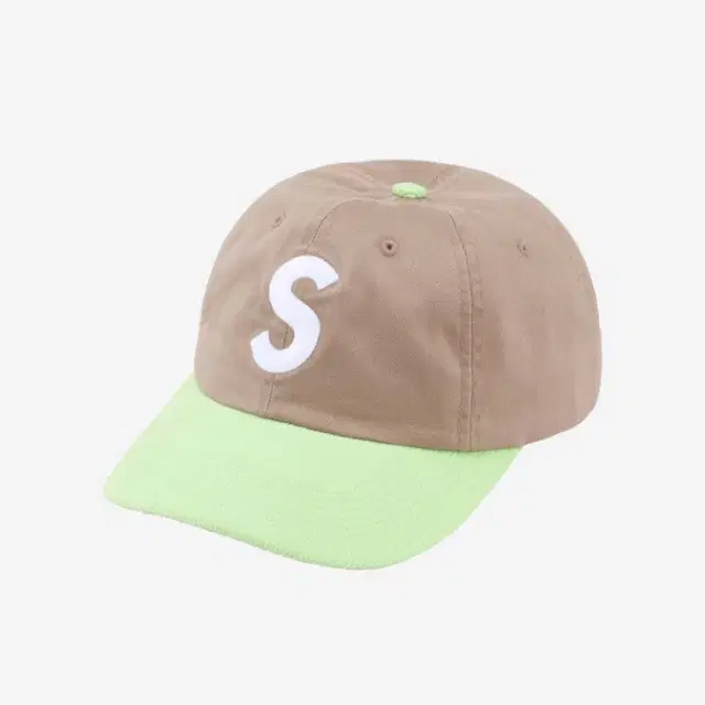 Supreme 2-Tone S Logo 6-Panel Tan - 24SS