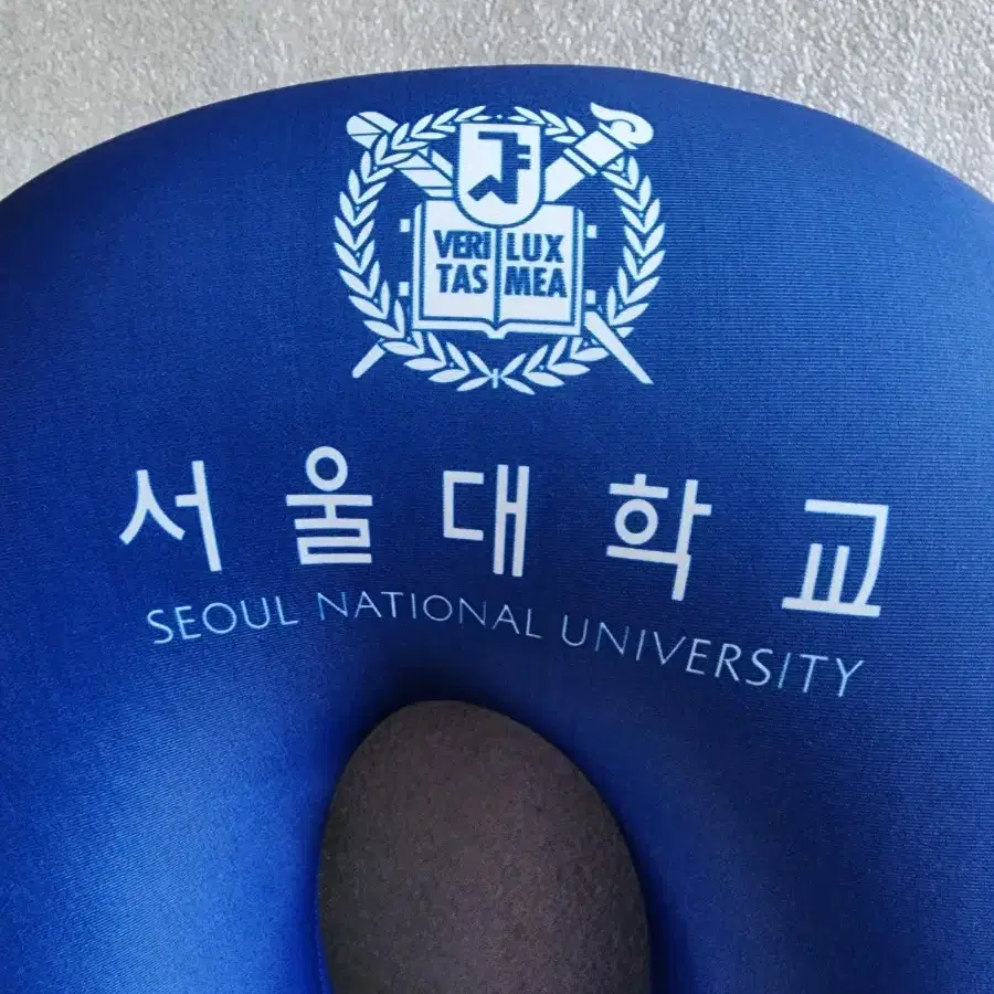 새제품 서울대학교 비즈 목쿠션 쿠션