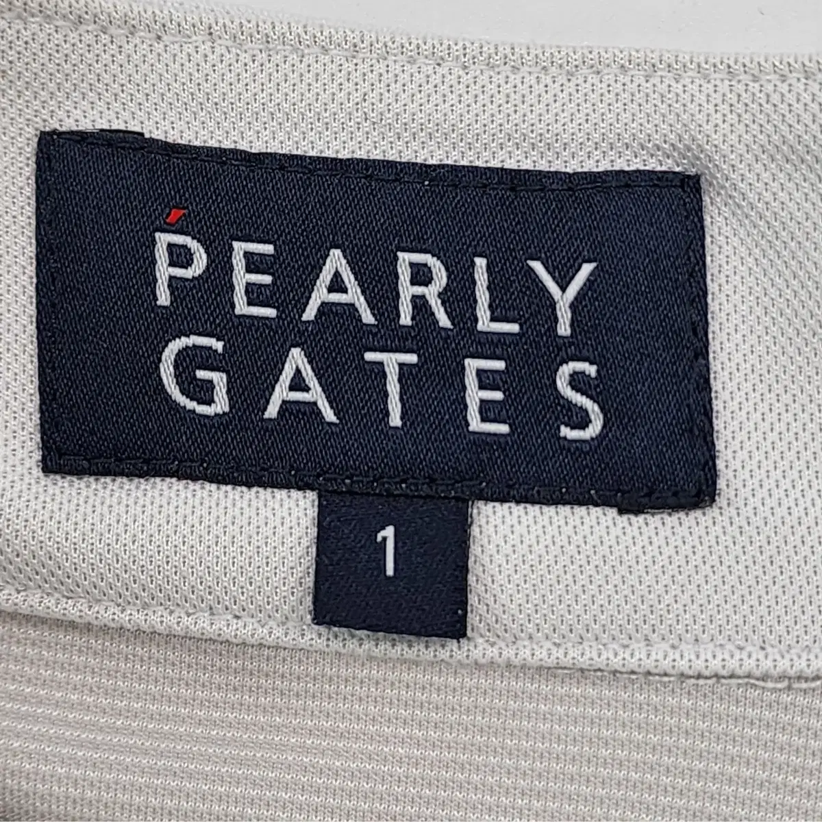 [1] PEARLY GATES 파리게이츠 반집업 여성 골프 반팔티