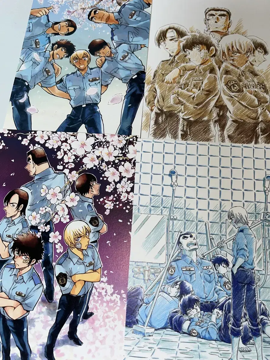 Detective Conan Police Academy postcard amurotooru furuyarei