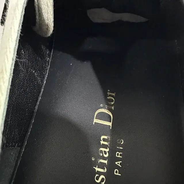 [36] Dior 디올 워크앤디올 여성 도트 캔버스 스니커즈 블랙