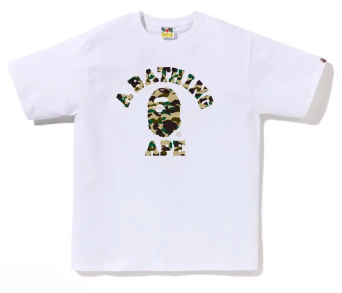 [L] Bape 1st camo college tee