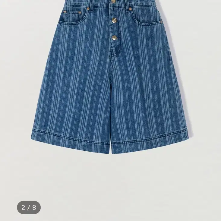 잉크 반바지 Denim Bermuda Shorts