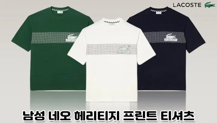 Lacoste Men's Neo Heritage Net Print T-shirt