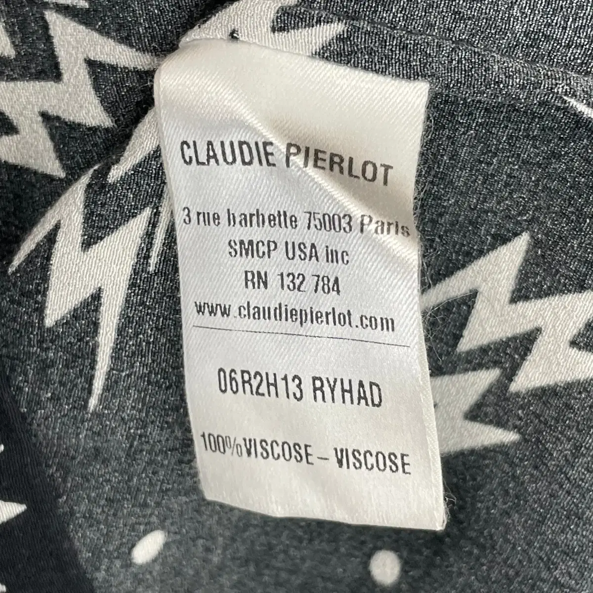 Claudie pierlot 끌로디 피에로 패턴 원피스