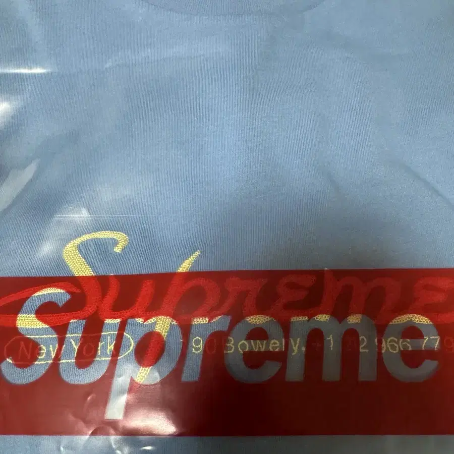 슈프림 24ss (Supreme Contact S/S Top Dusty)