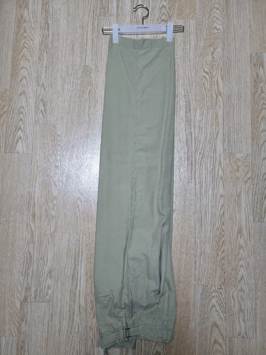 [S]Hatching Room vtg deep pleats trousers beige