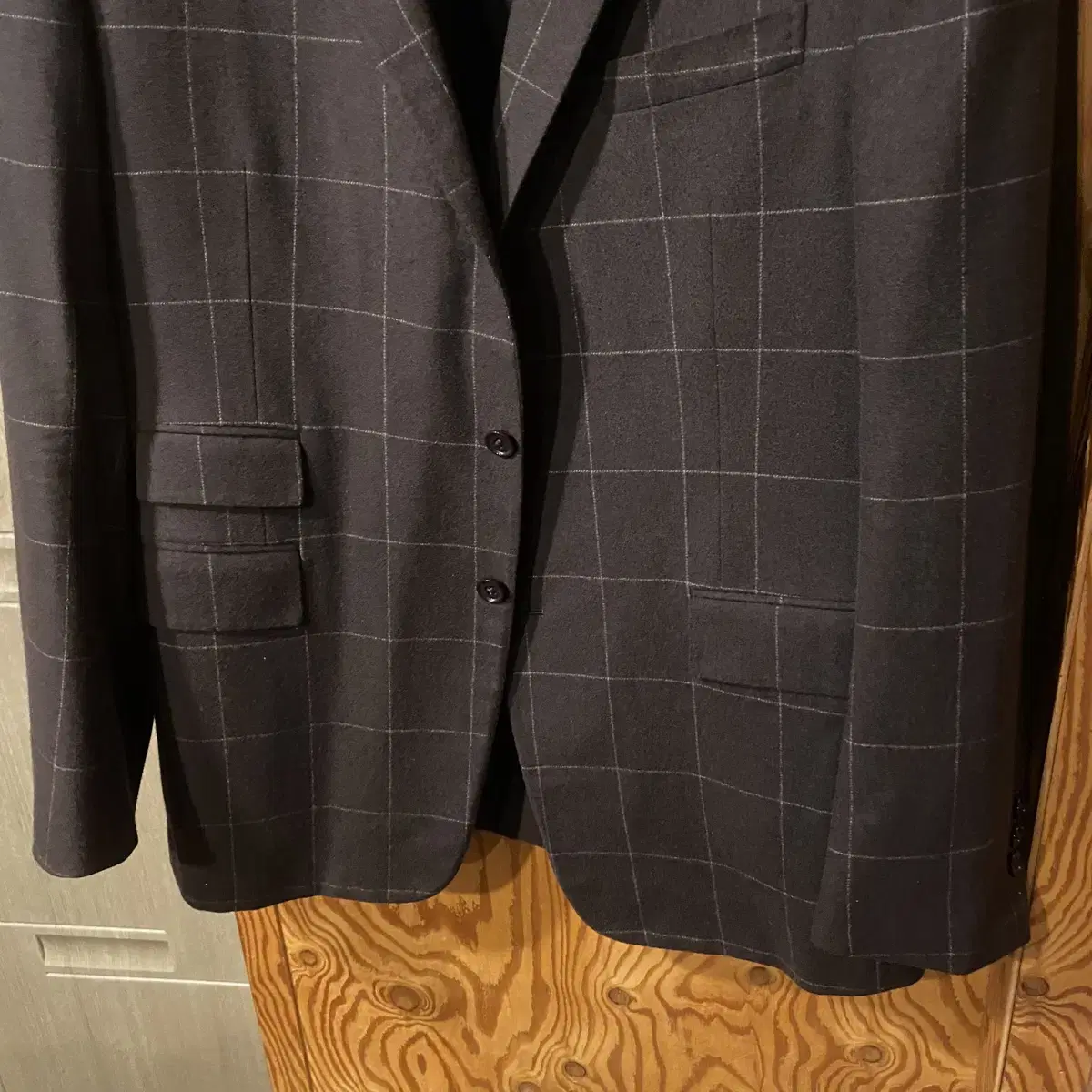 Ralph Lauren's Perflavelle 3-piece checked suit is available at sell.