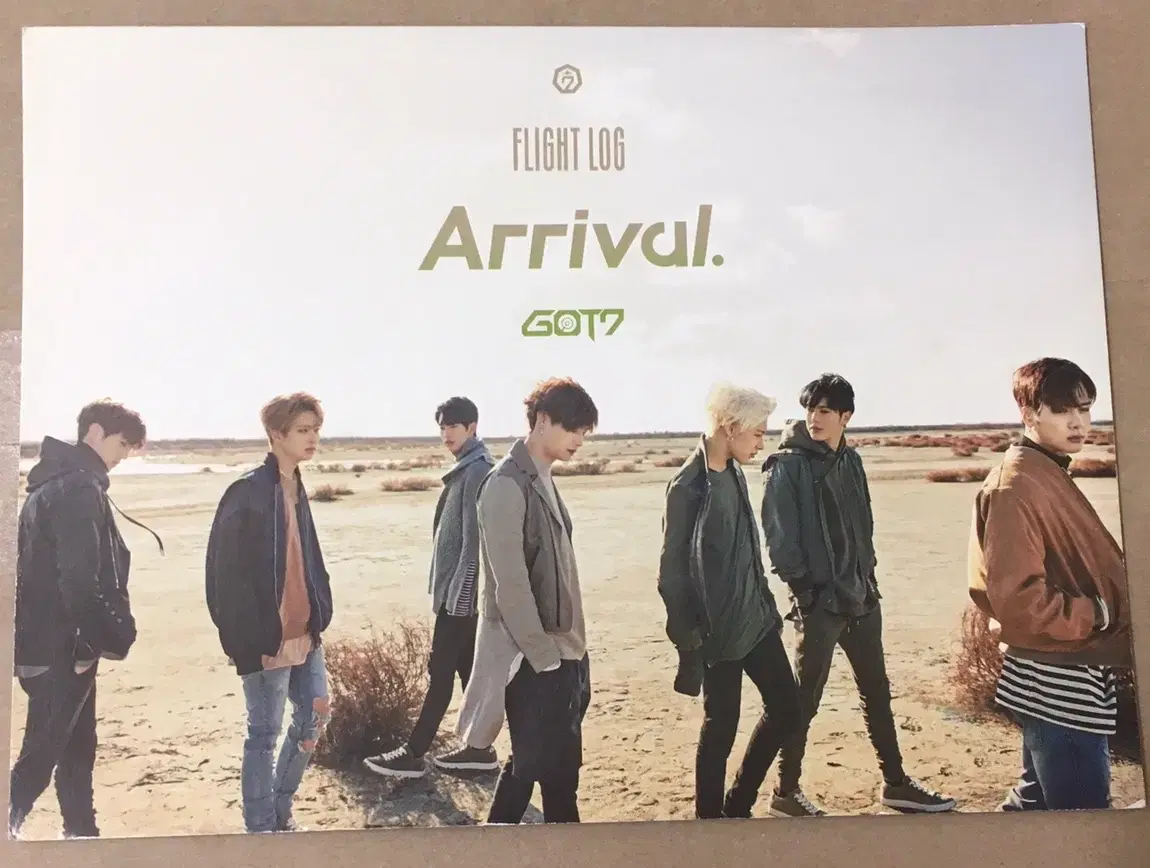 GOT7 갓세븐 전시회 포스터 flight log arrival 네버에버