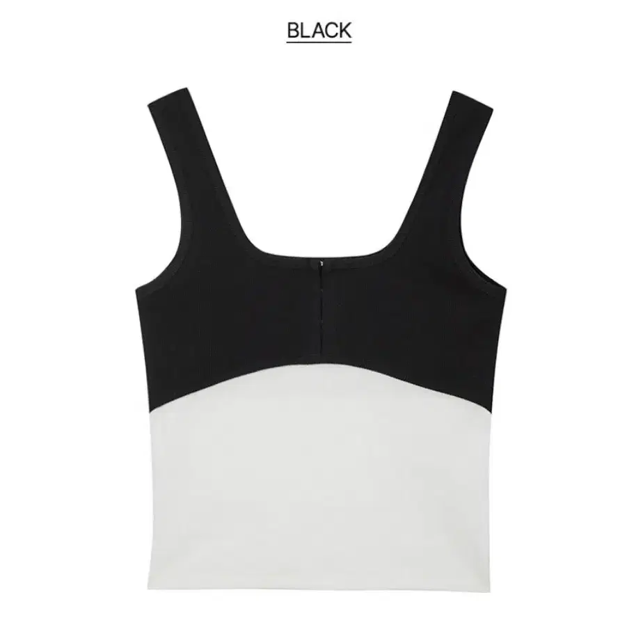 LCDC BUSTIER DETAIL TANK TOP 블랙(새상품)