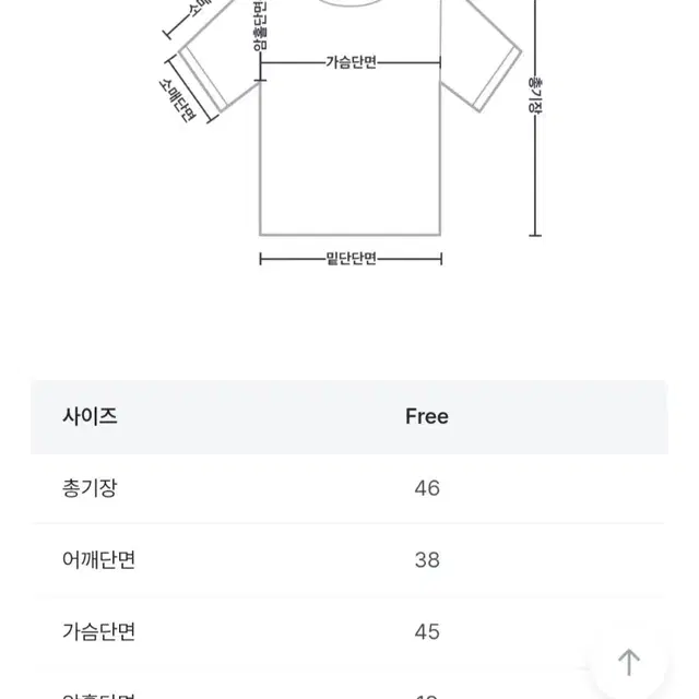 아뜨랑스 모이 코튼 세미크롭 무지 반팔티 아이보리