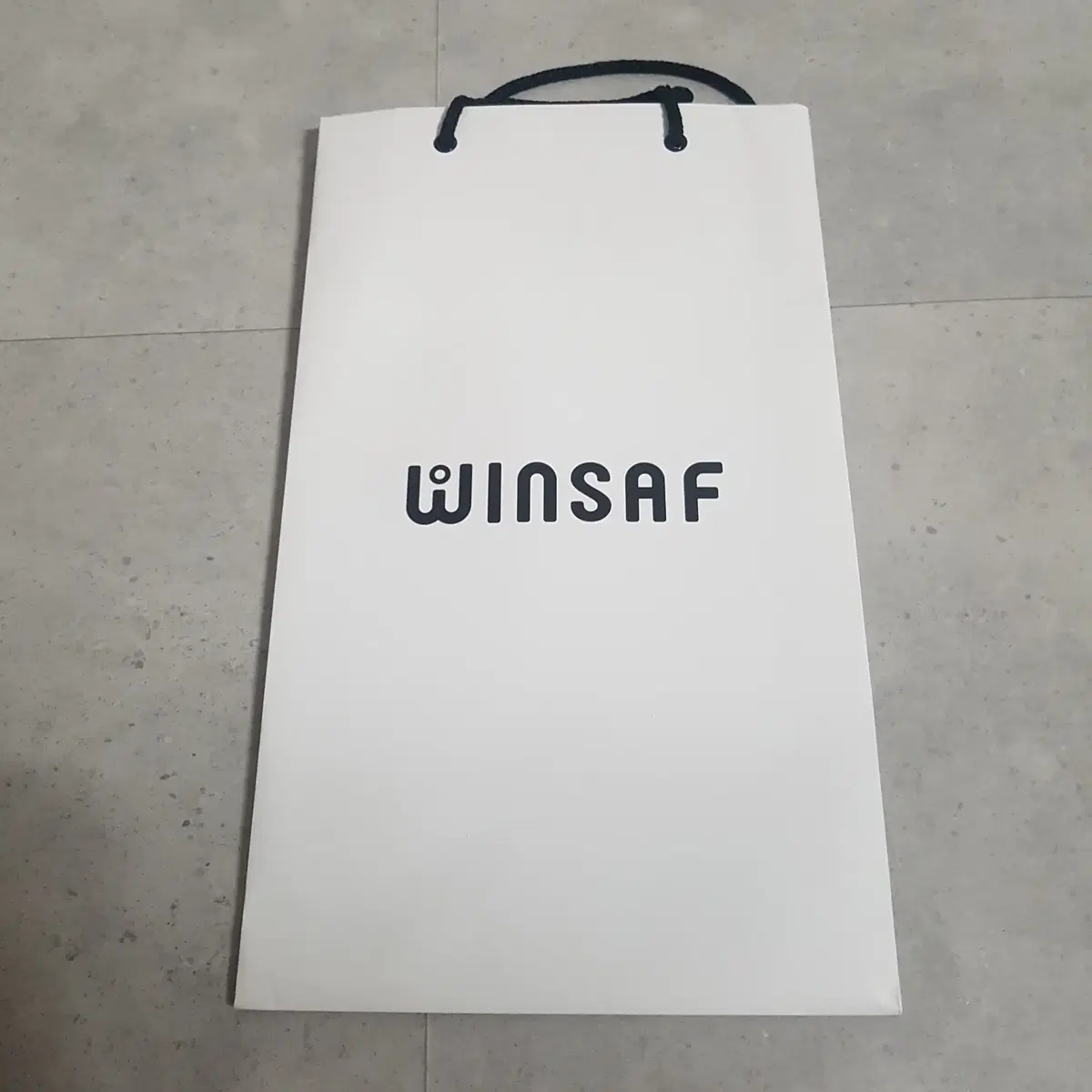 쇼핑백 종이 가방 WINSAF 두꺼운 재질 23x39x20