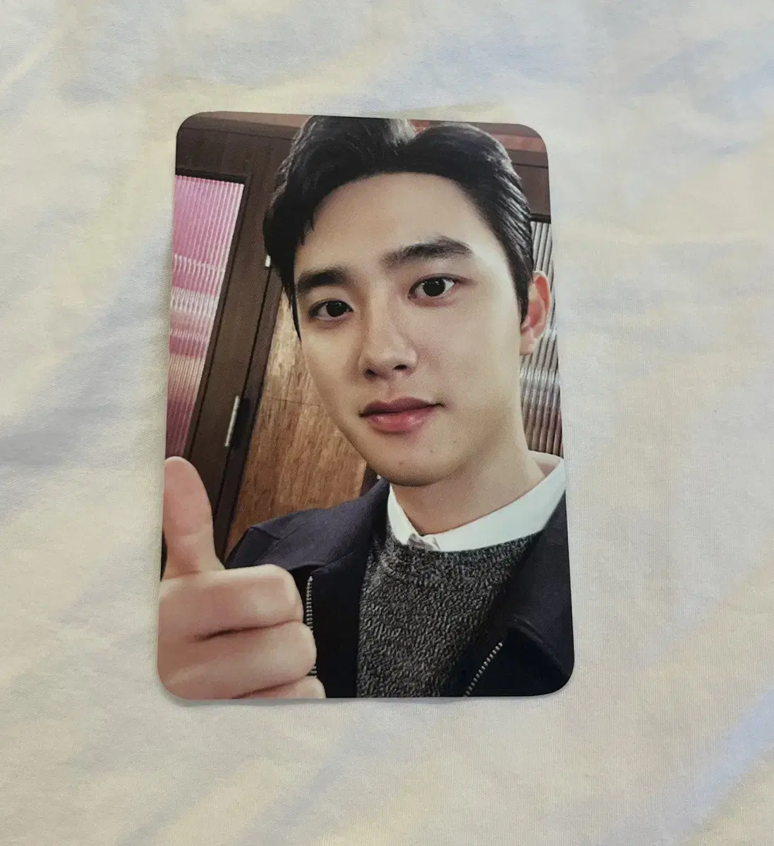 Exo do kyungsoo 11th Anniversary Plastic Wine Cup photocard WTS