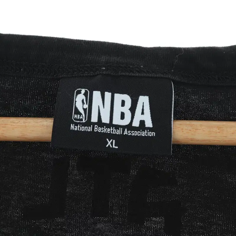 (XL) NBA 엔비에이 반팔 티셔츠 블랙 민소매 올드스쿨-D53A