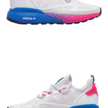 핑크 아디다스 여성용 ZX 2K 부스터 화이트핑크 정품 사이즈245