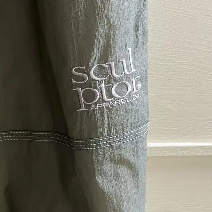 스컬프터 나일론팬츠 triple Stitched Pants Pale 카키