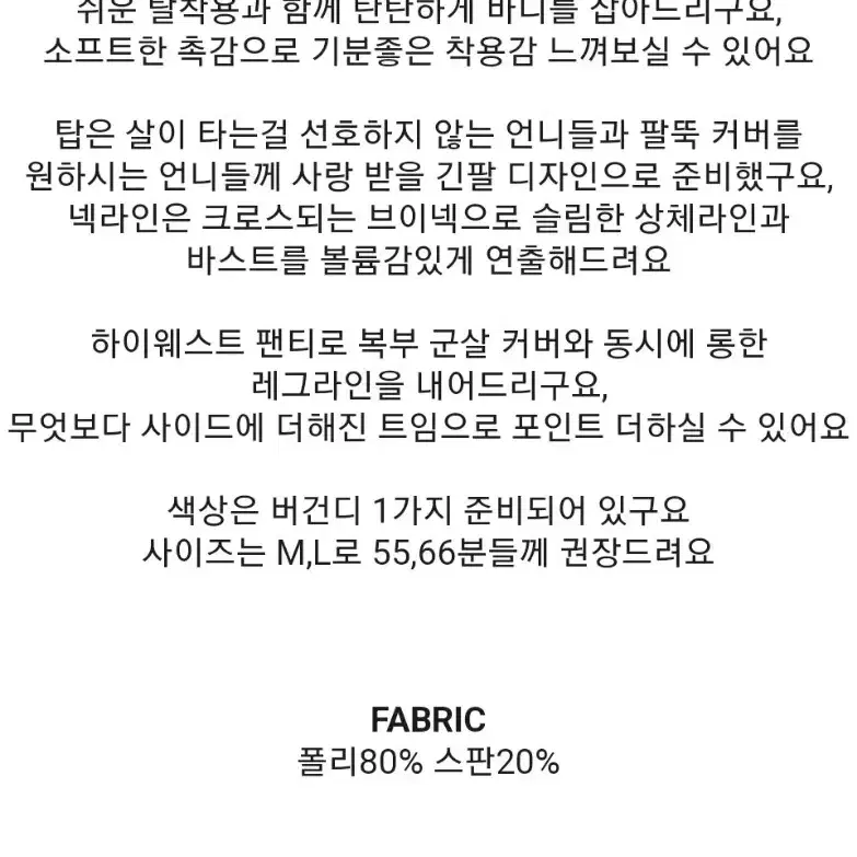 (가격내림)버건디 모노키니 55