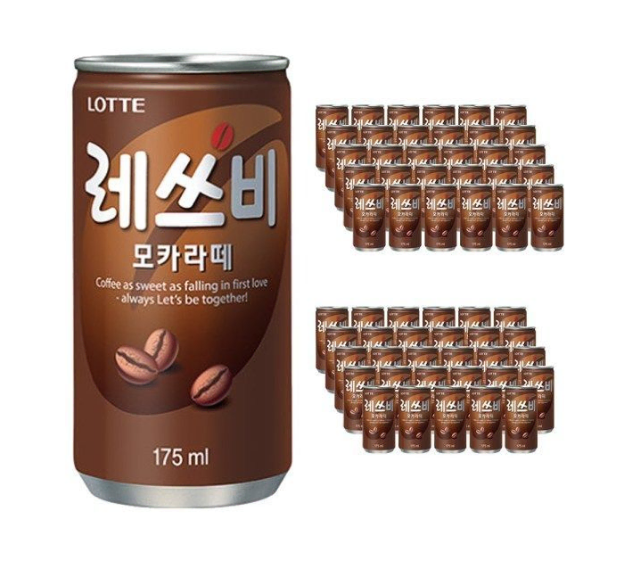 무료배송-레쓰비 모카라떼 175ml 60캔 캔커피 (30캔 2박스)