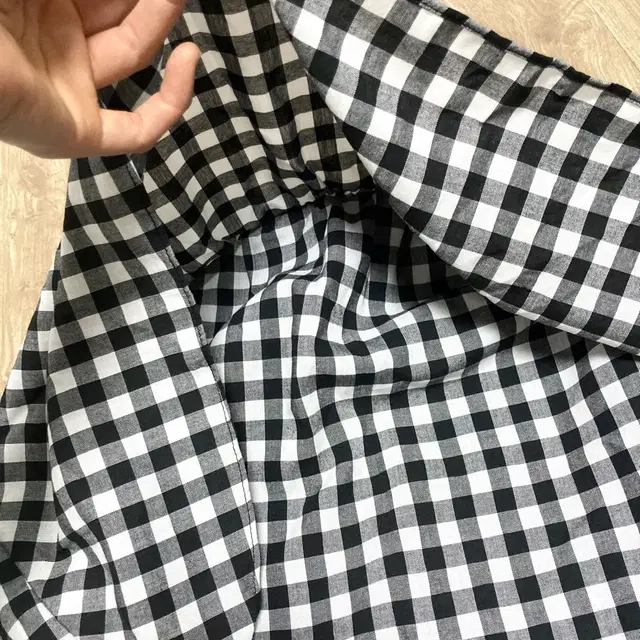 gingham check skirt 깅엄체크 치마