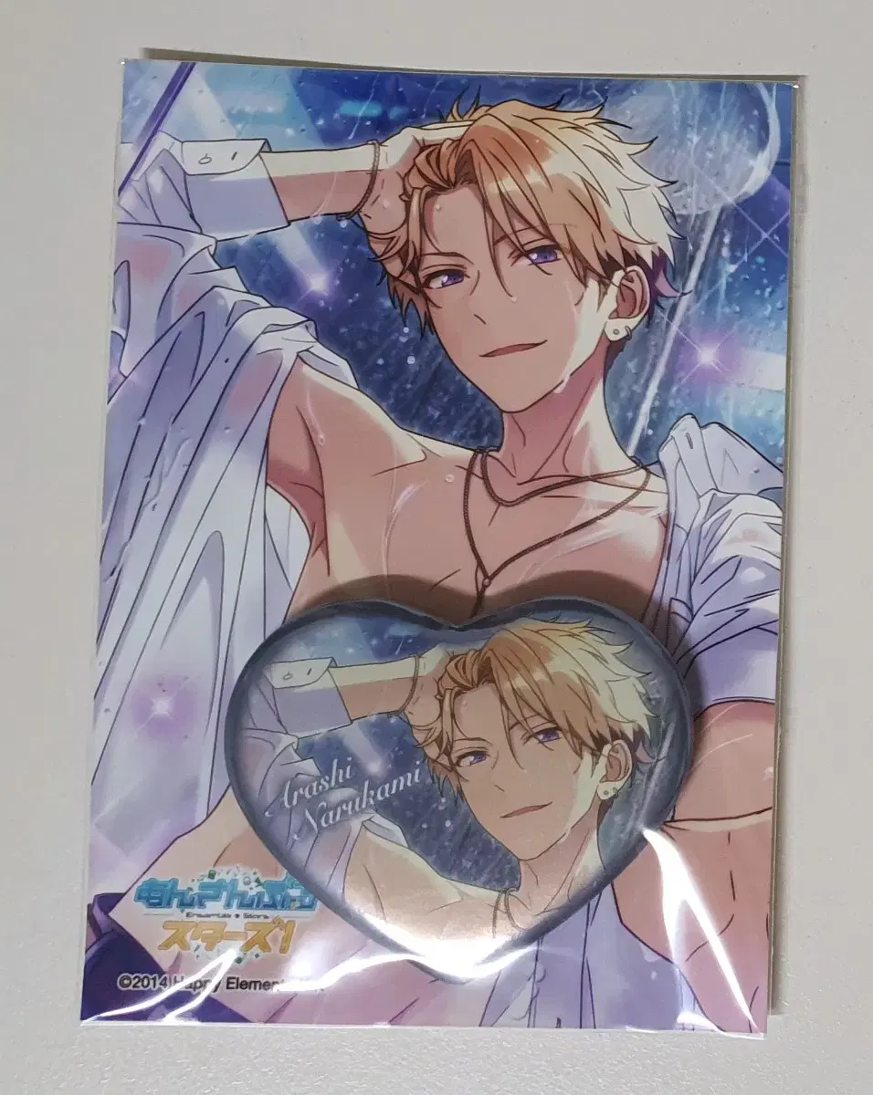 Anstar Knights Narukami Arashi postcard Canbadge