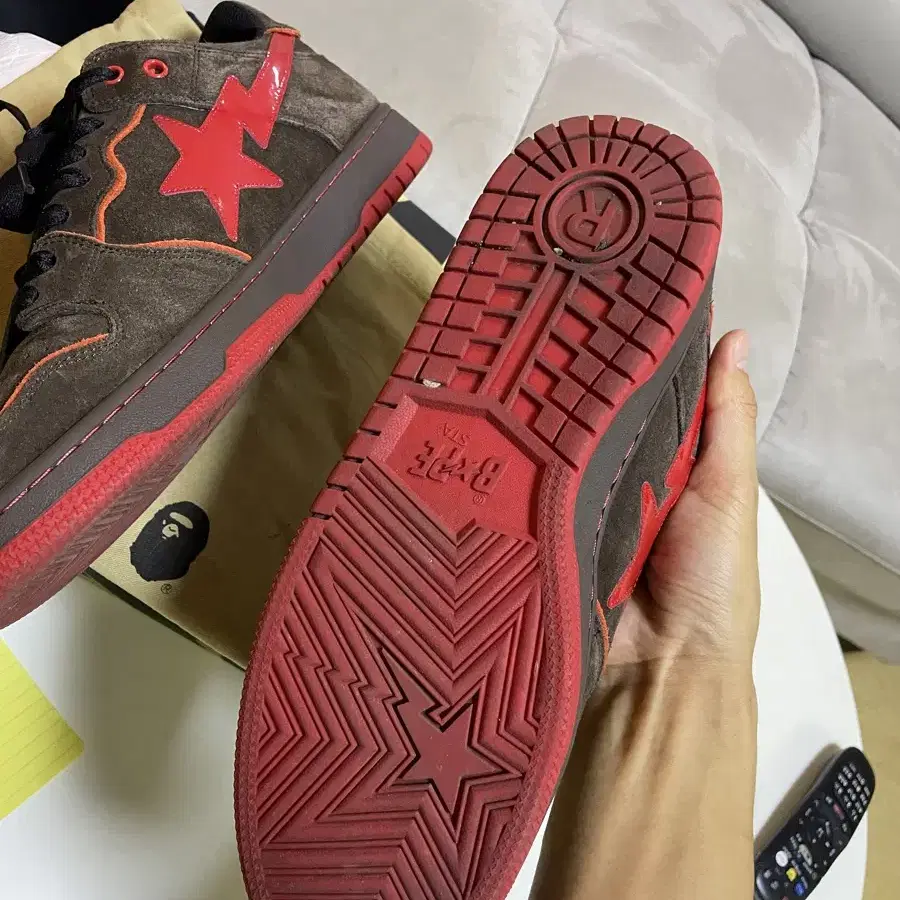 베이프스타 sk8 brown red 280