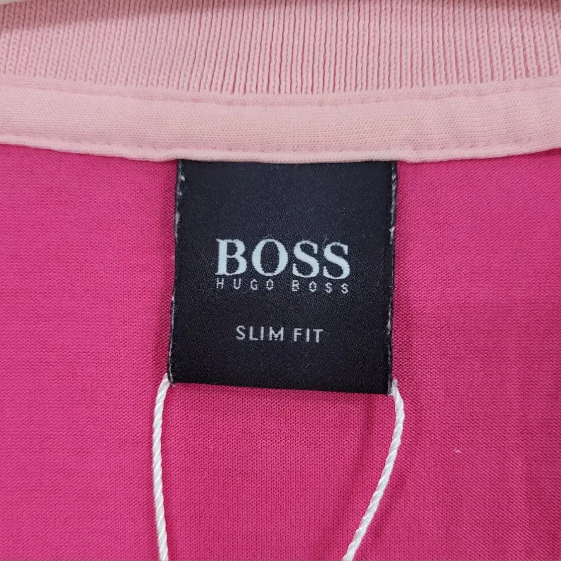 보스 BOSS  슬림핏 카라 반팔티 L