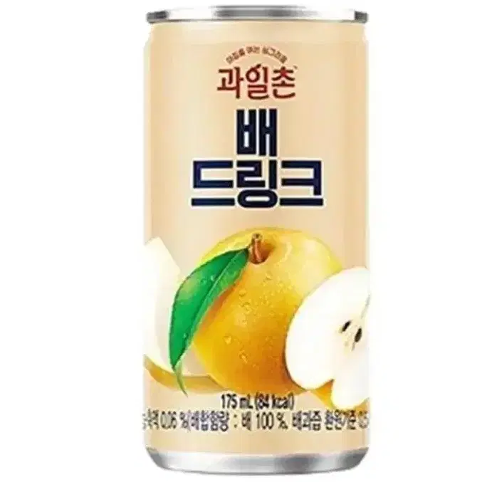 [무료배송] 과일촌 배 드링크 175ml 90캔