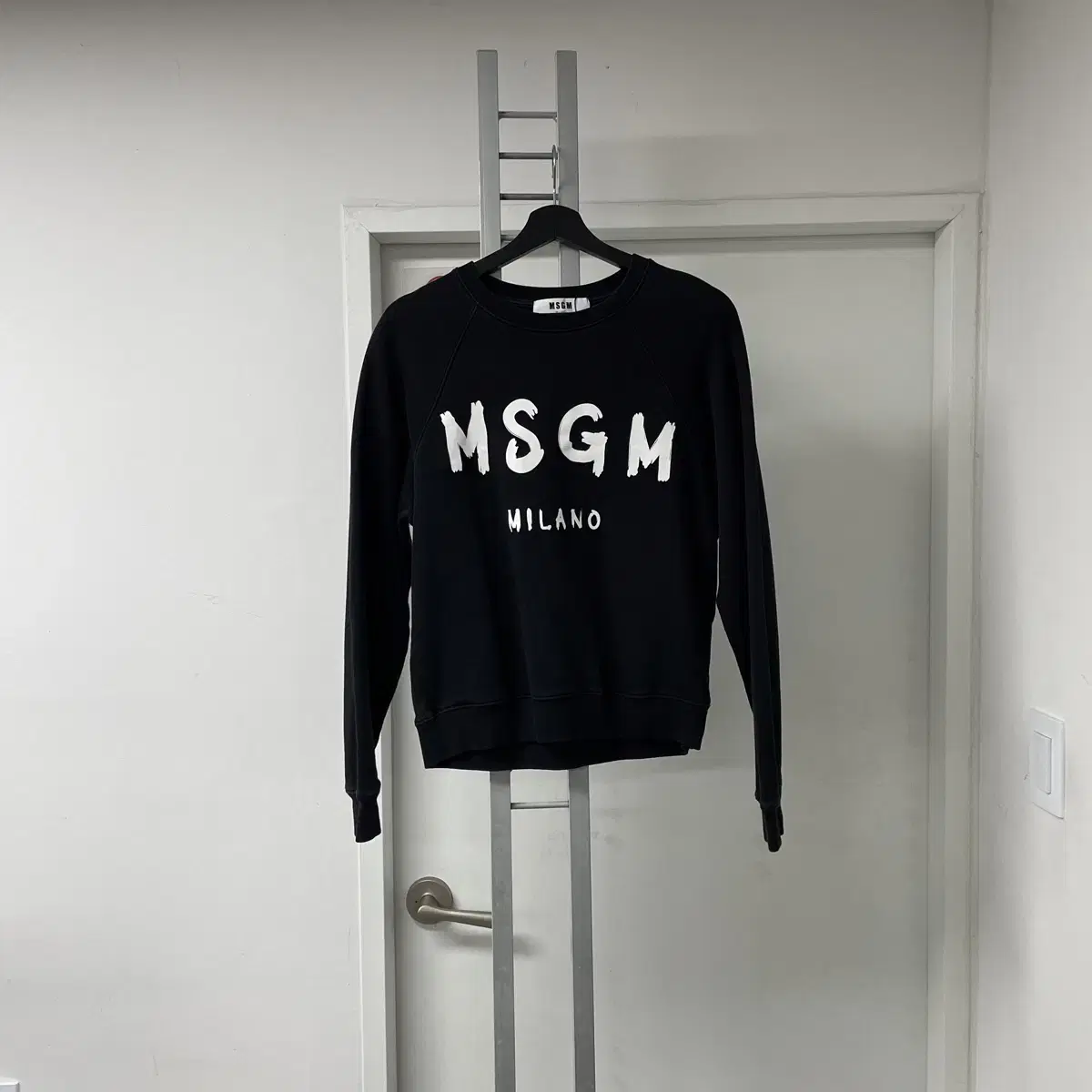 MSGM 맨투맨 블랙 M(w)