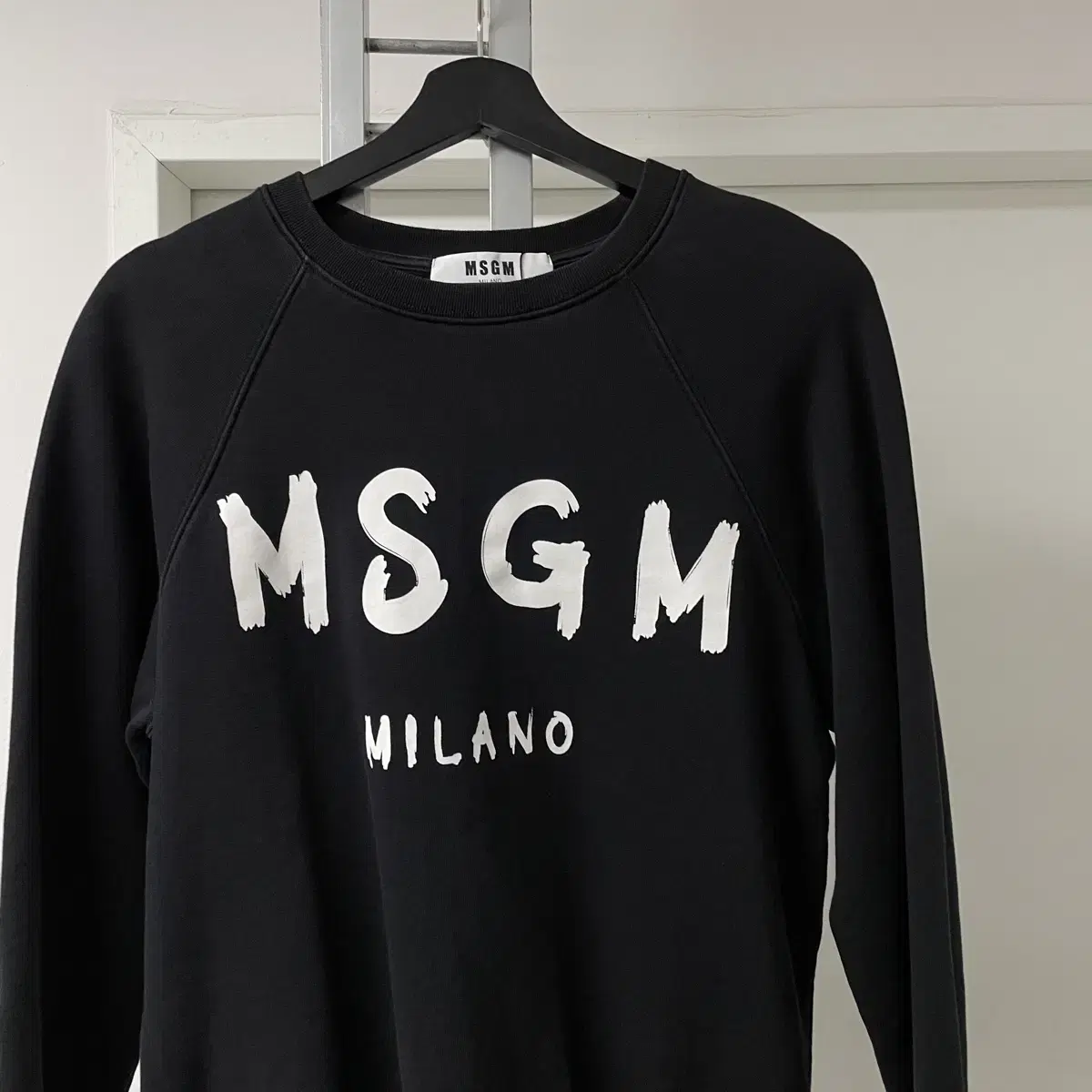 MSGM 맨투맨 블랙 M(w)