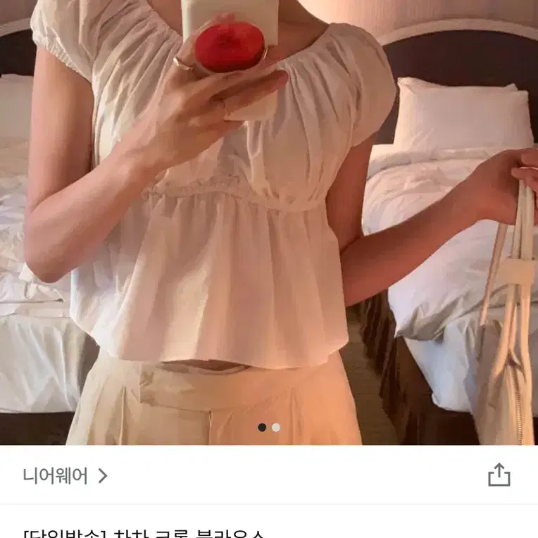 니어웨어 여름 블라우스