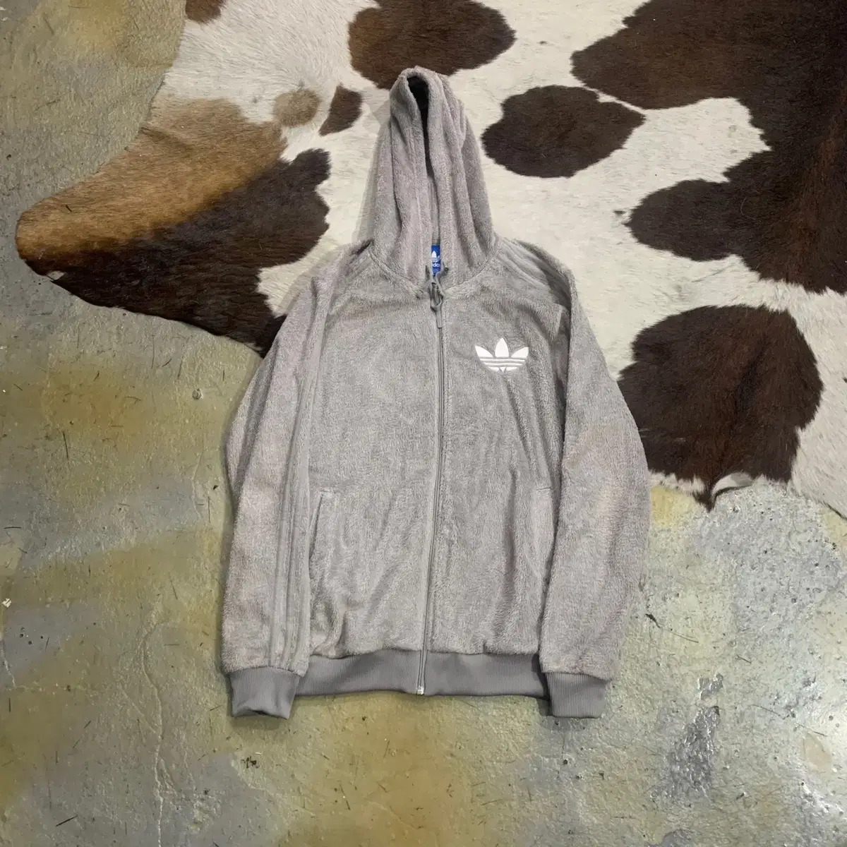 100 Adidas Sherpa Hoodie Zip Up/A4706