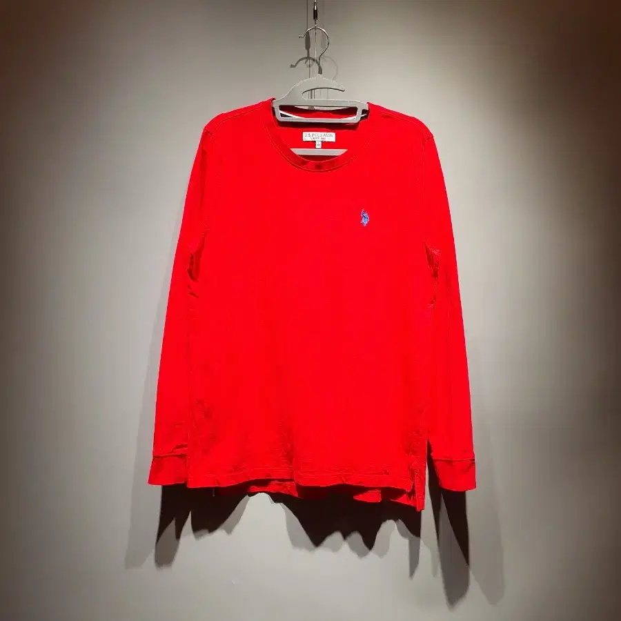 US POLO ASSN 폴로 긴팔 티셔츠 레드 L 100