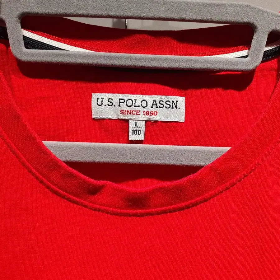 US POLO ASSN 폴로 긴팔 티셔츠 레드 L 100