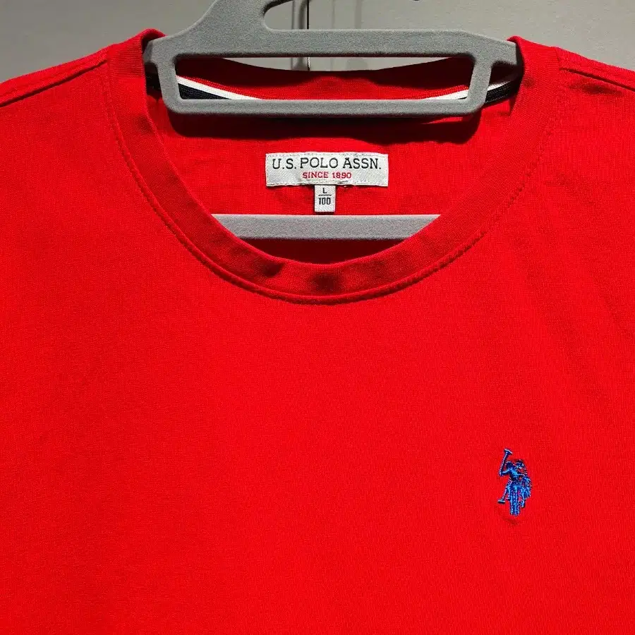 [무료배송] US POLO ASSN 폴로 긴팔 티셔츠 레드 L 100