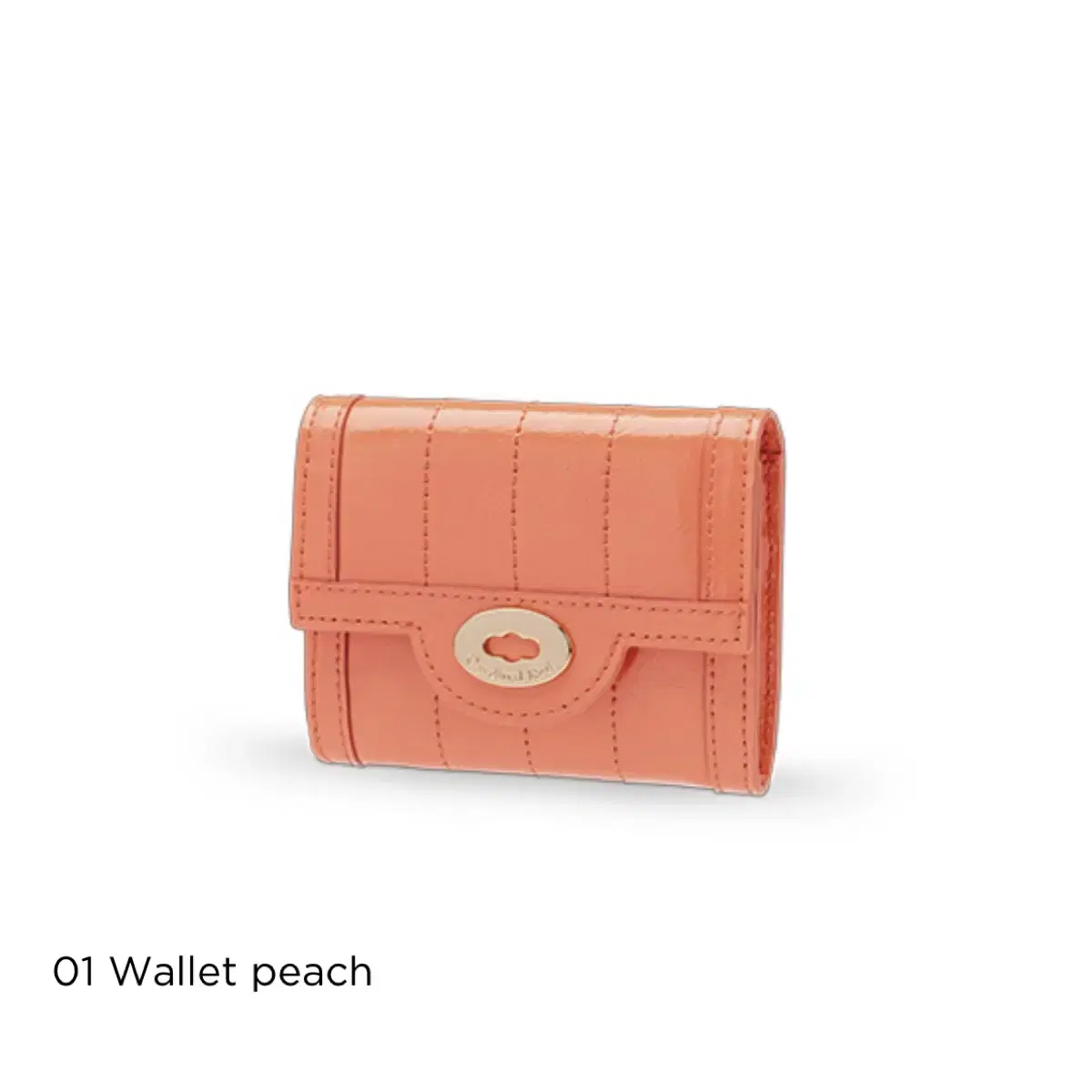 [새상품] 카디널레드 카드 동전 지갑 피치  01 Wallet peach