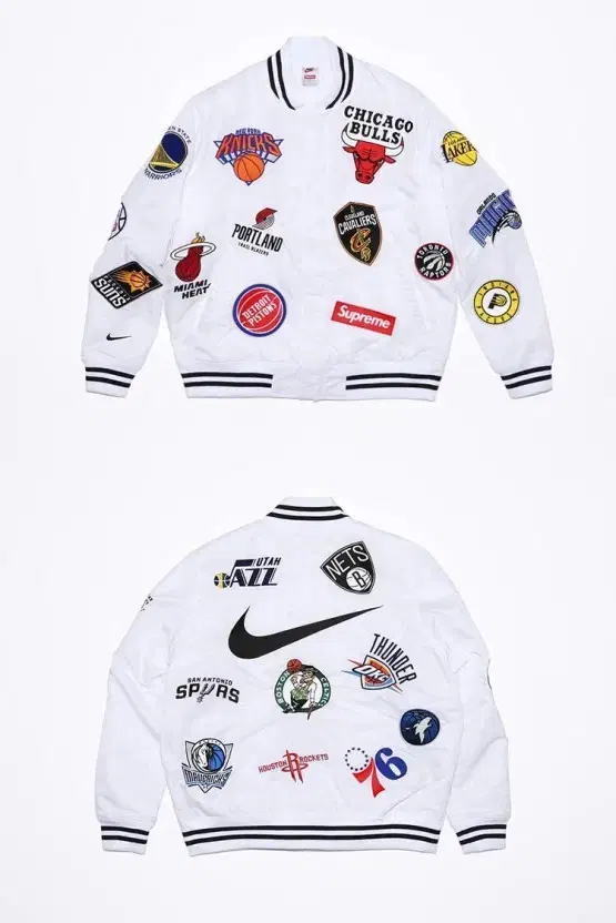 supreme x nike nba teams warm-up jacket