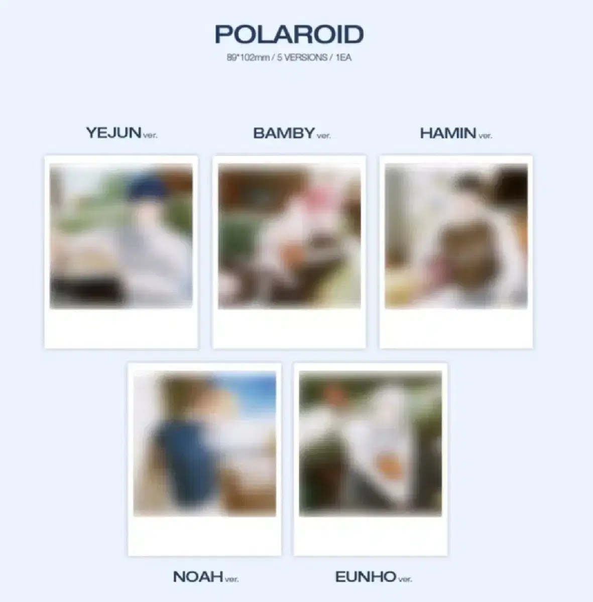 Plave W4L polaroid wts yejun noah bamby eunho Hamin