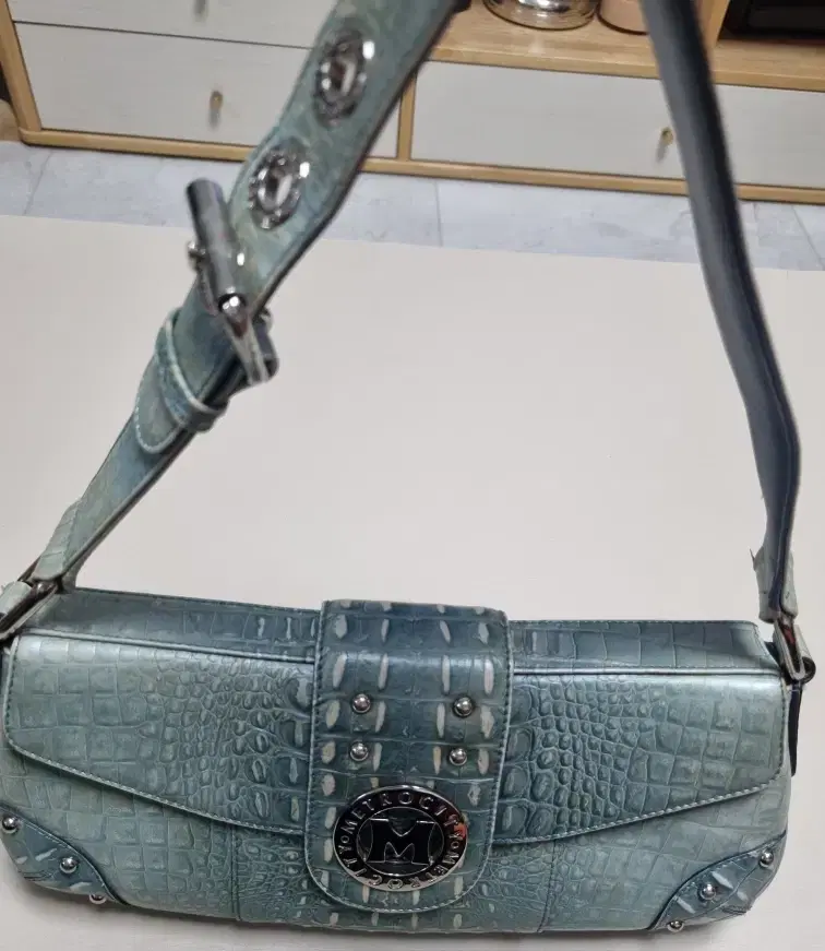 MetroCity Crocodile Shoulder Bag