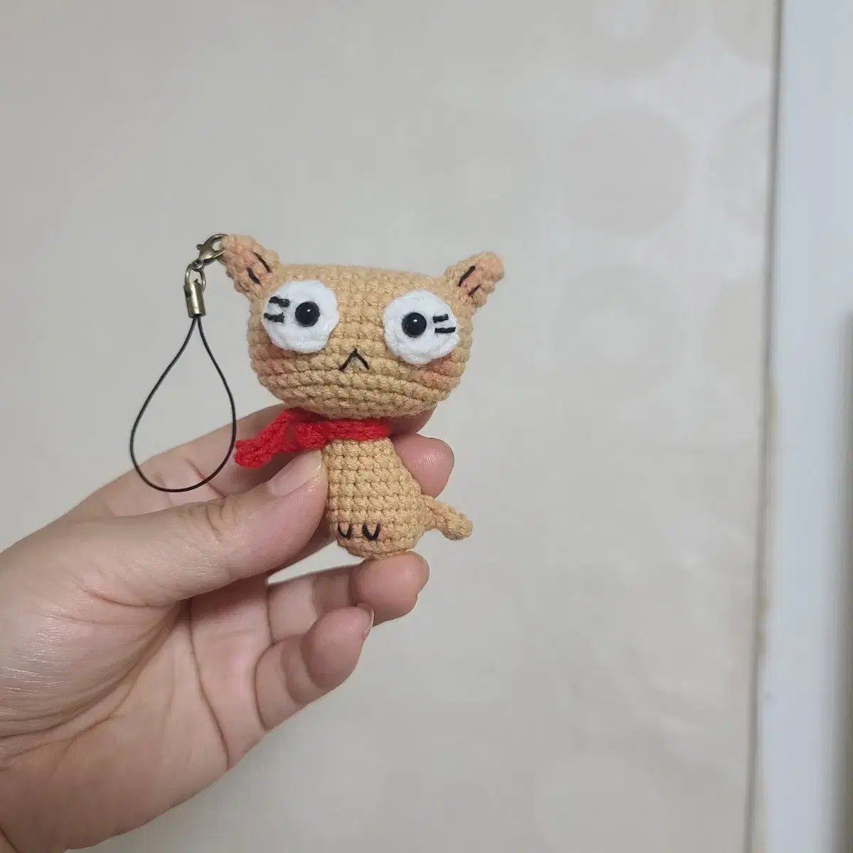 Knitting keyring /Bag hook/Phone hook AirPods hook