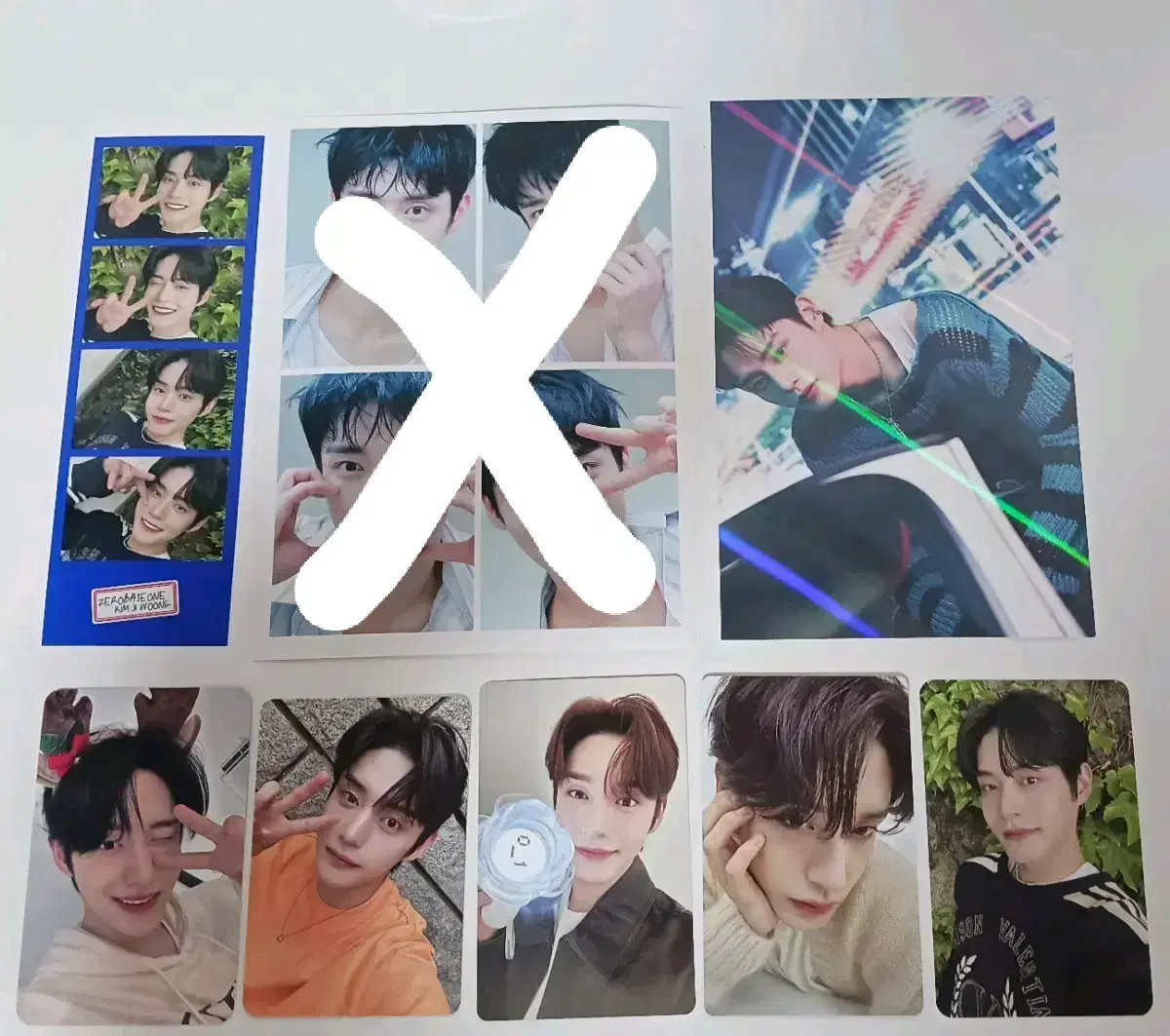 Kim Jiwoong photocard postcard wts (Rudolf Sig, Bringing Green, Eclipse postcard, four-cut.