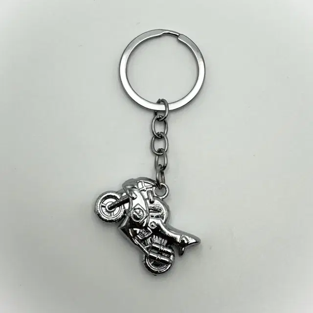 Vintage keychain Silver bike 빈티지키링 키홀더