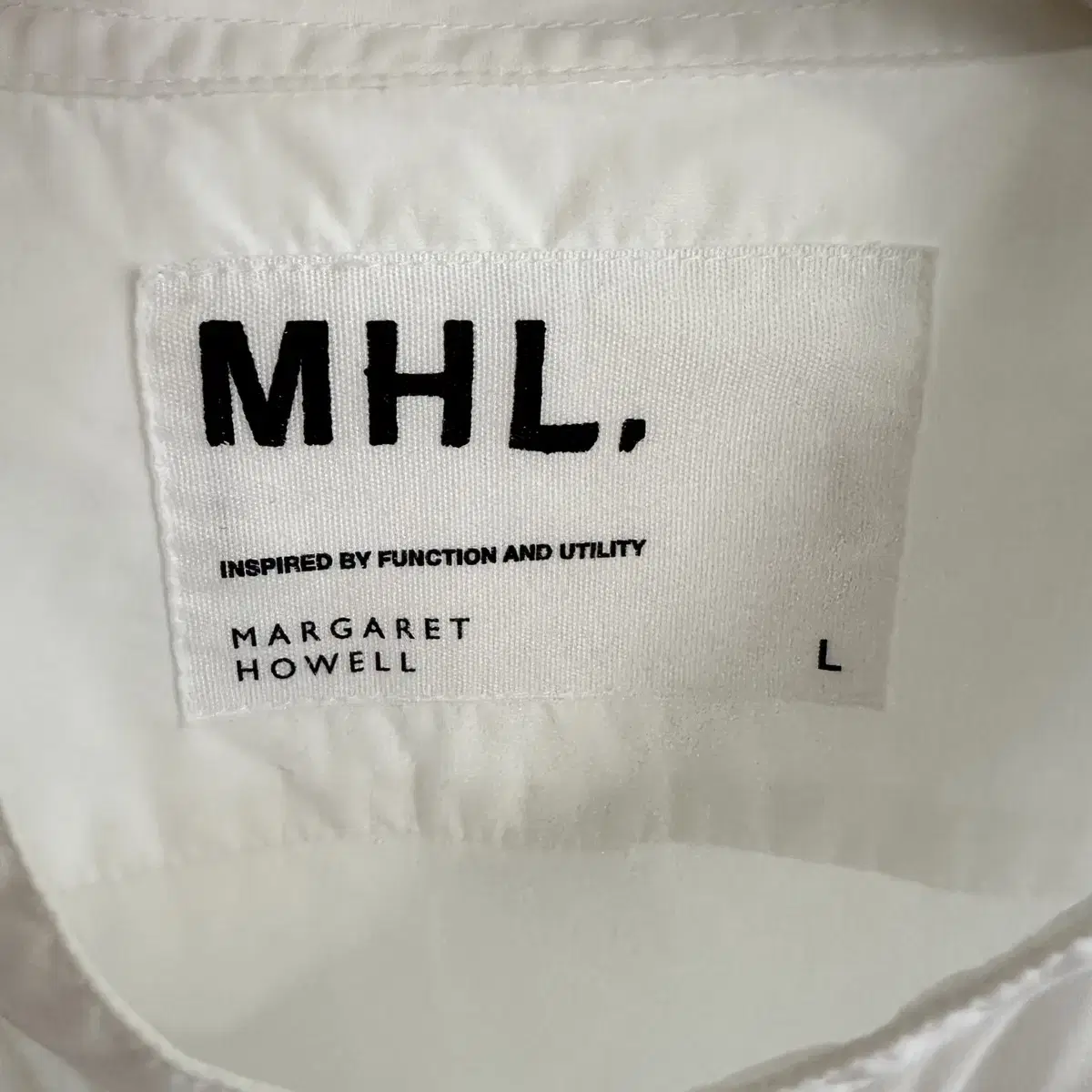 마가렛호웰 MHL 여성 헨리넥 긴팔 셔츠