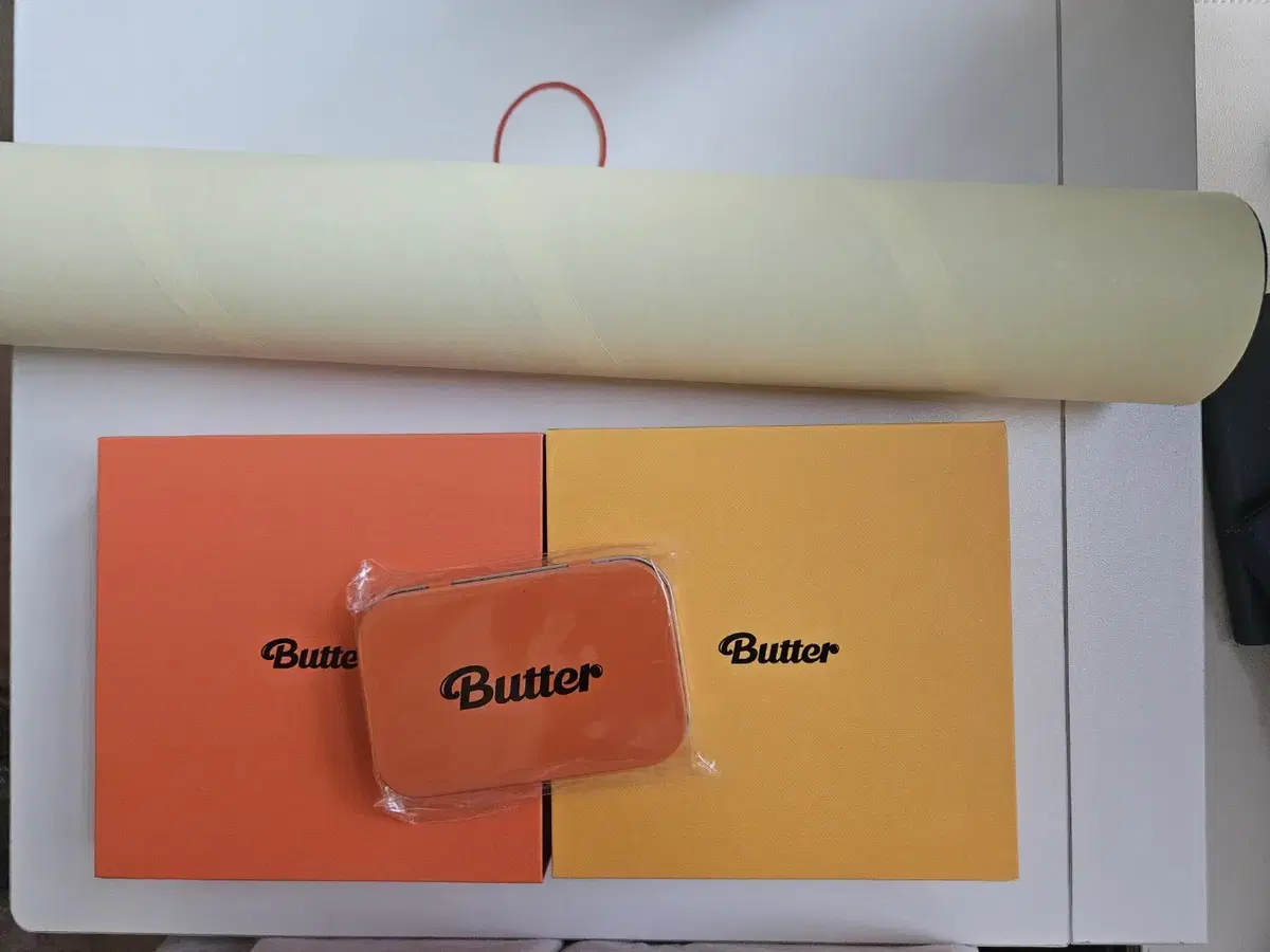 방탄 butter set+포스터2장+틴케이스+메세지(V,뷔),포카없음