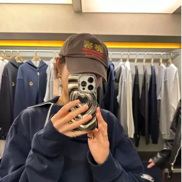 헤리티지 플로스 lions twill washed cap 브라운