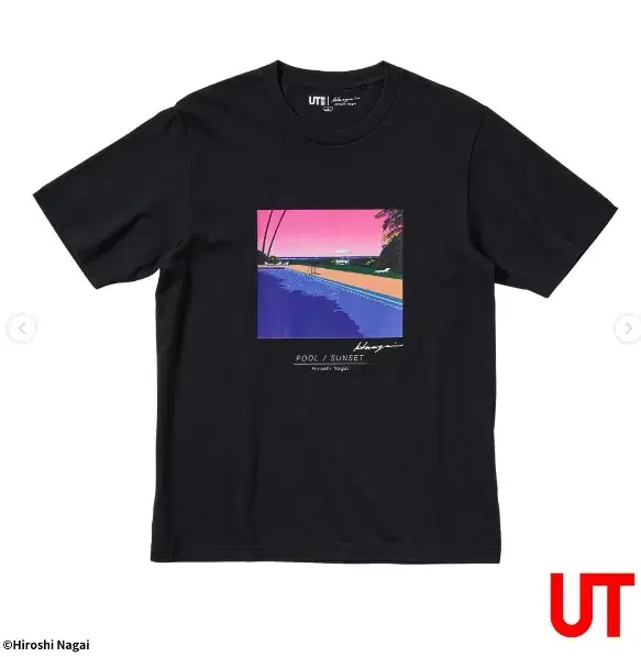 (새제품) Hiroshi Nagai  x UT 나가이히로시 티셔츠 L