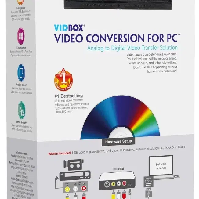 vidbox usb 2.0 video conversion for PC